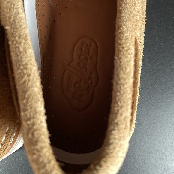 Sperry Authentic Original Men’s Size 8 Tan Suede Moc Toe 3 Eye Lug Boat Shoe NEW - Picture 8 of 9